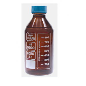 Chai thủy tinh màu nâu 500ml 061.02.500 Isolab